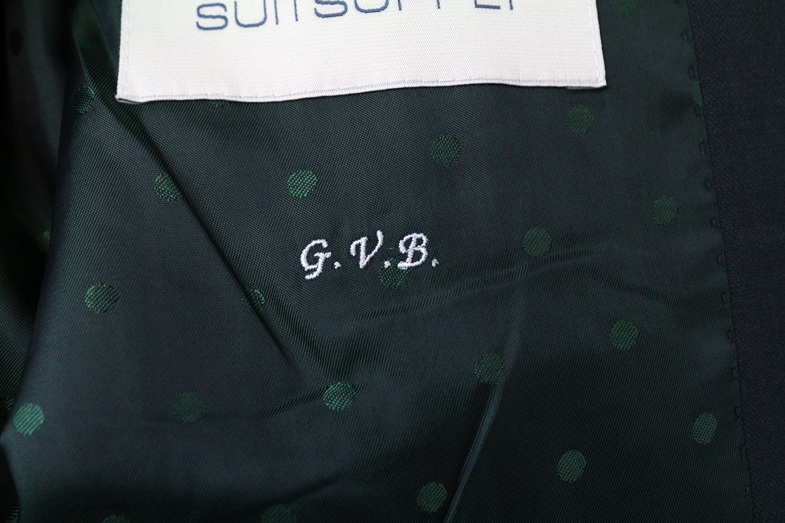 SUITSUPPLY La Spalla Men Suit UK40R Single-Breasted Green Pure Wool 2 Piece