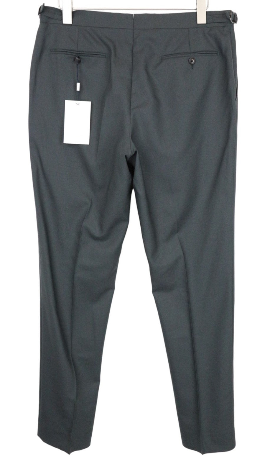 SUITSUPPLY La Spalla Men Suit UK40R Single-Breasted Green Pure Wool 2 Piece