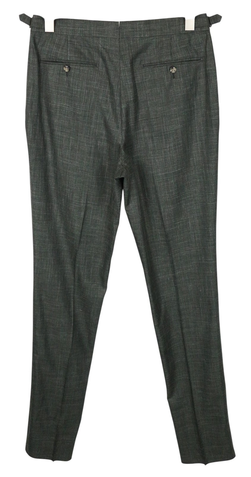 SUITSUPPLY La Spalla Men Suit UK38L Single-Breast Green Wool Silk Linen 2 Piece