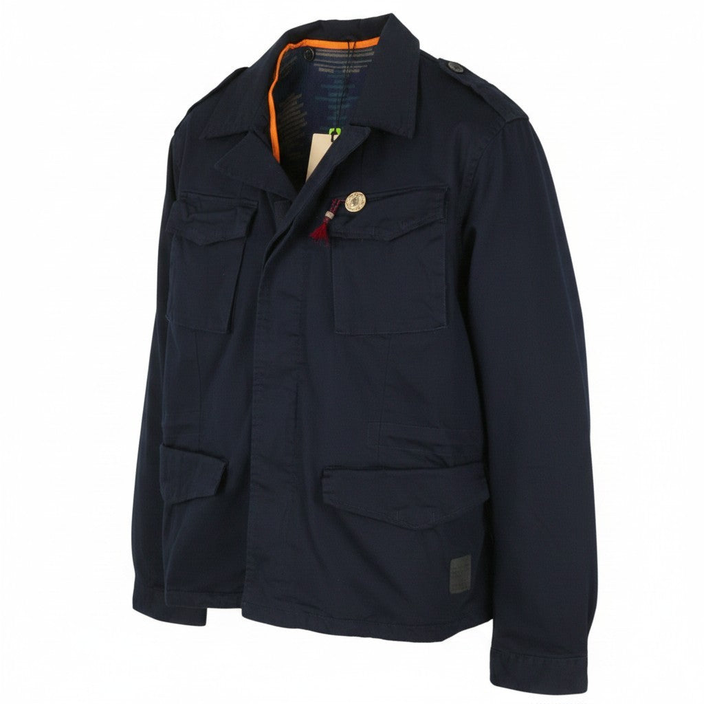 SCOTCH & SODA Men Jacket M Dark Blue Removable Lining Patch Pockets