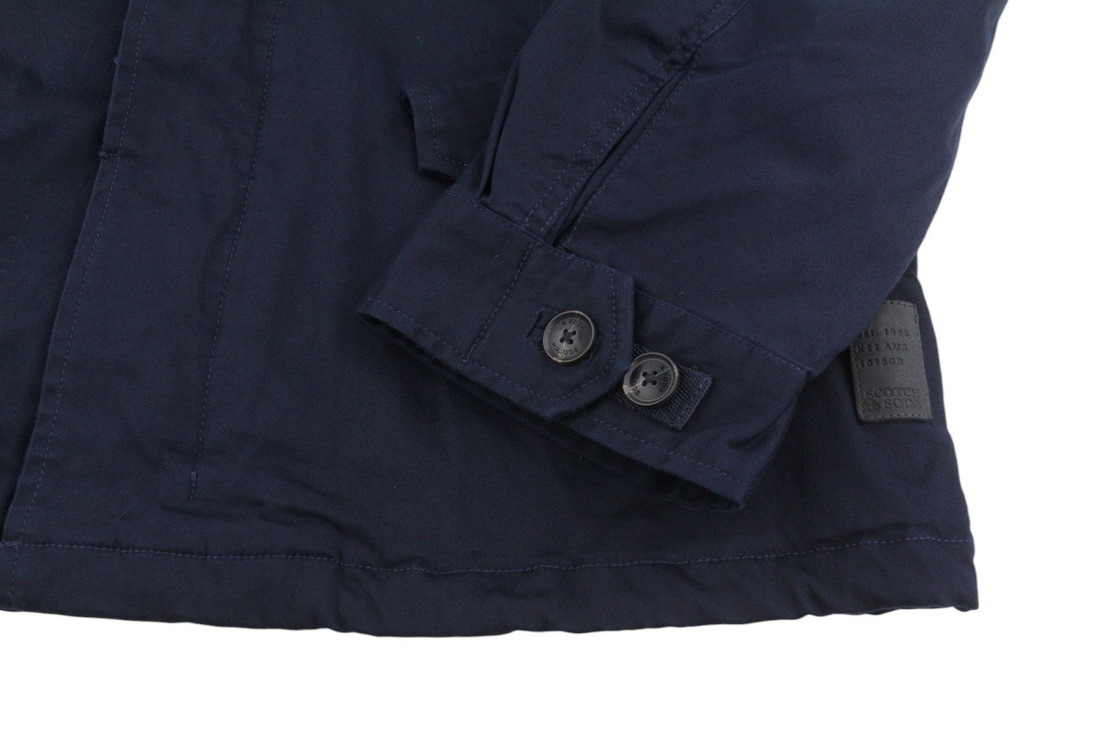 SCOTCH & SODA Men Jacket M Dark Blue Removable Lining Patch Pockets
