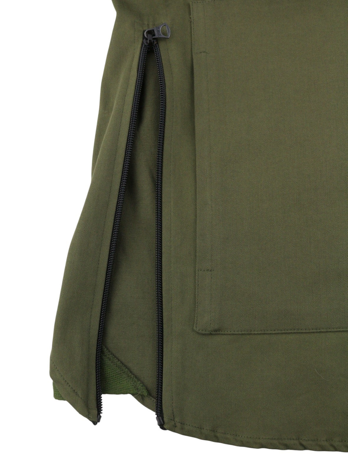 SCOTCH & SODA Men Jacket M Khaki Green Half Zip Hooded Lightweight Anorak