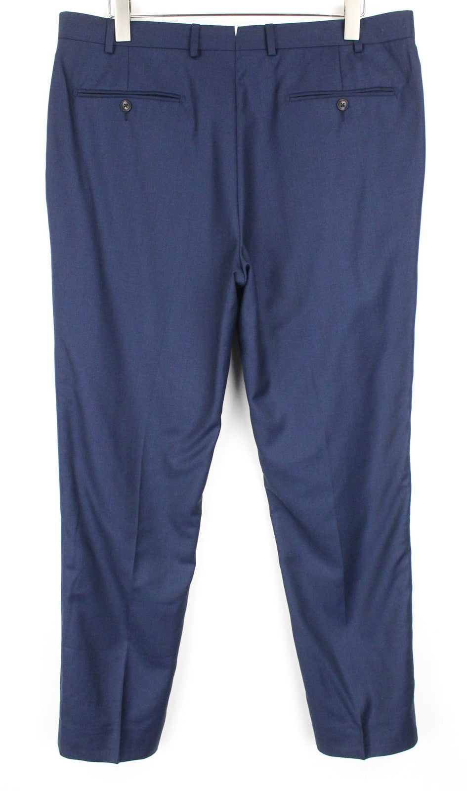 SUITSUPPLY Sienna Men Suit UK46R Lined Formal Blue Wool Super 130's 3 Piece