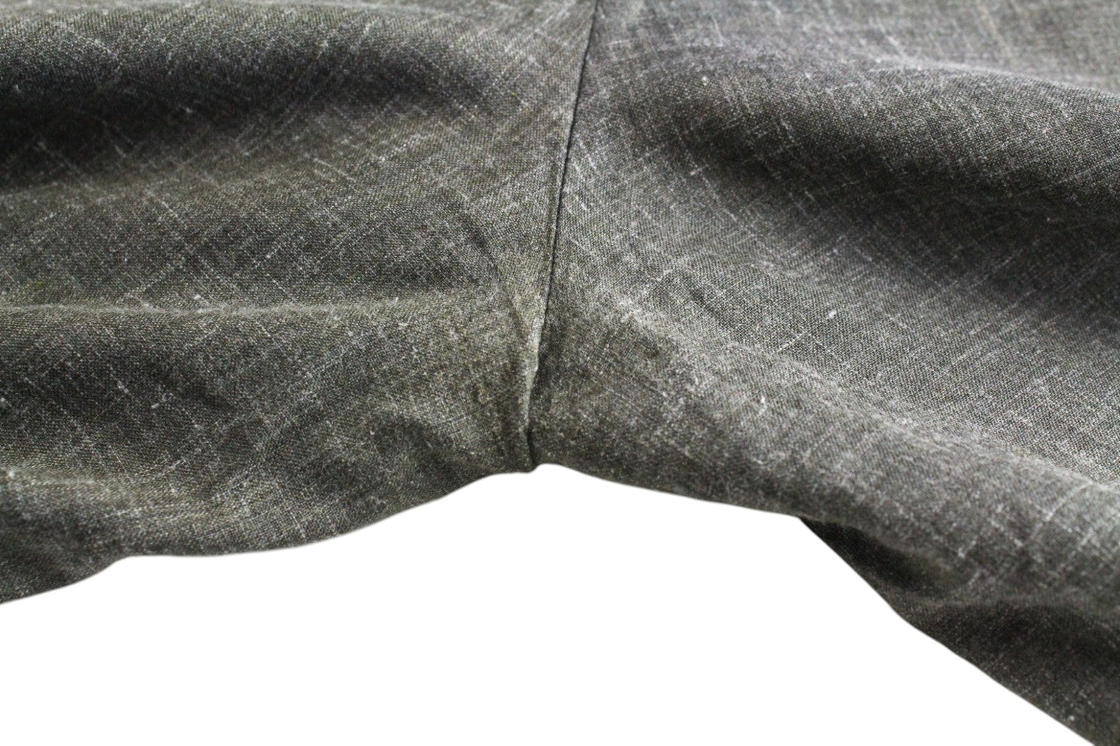 SUITSUPPLY La Spalla Men Suit UK46R Single-Breasted Green Wool Silk Linen 3PC