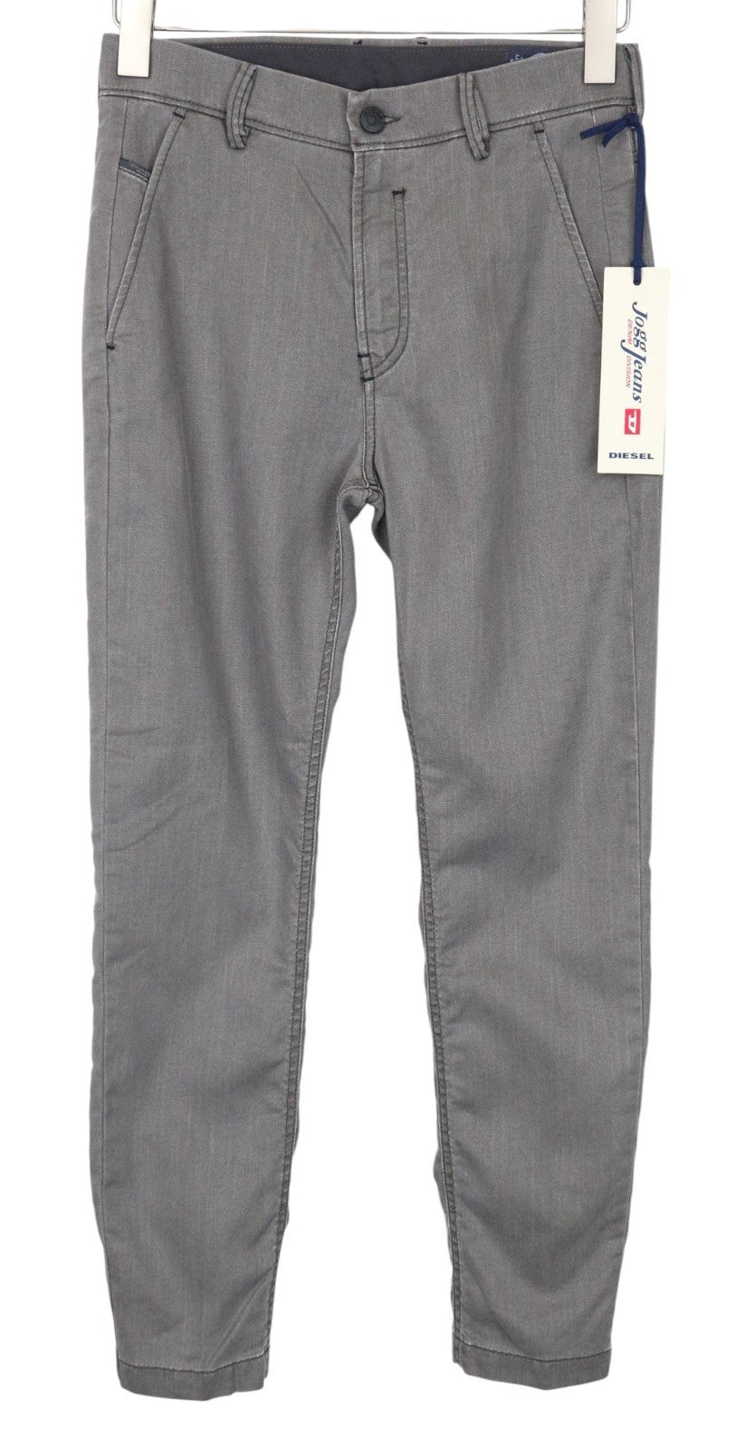 DIESEL Slim-Chino-M-NE 0685E Men Jeans W26 Sweat Jogg Boys Slim Stretch Grey