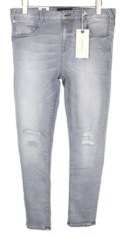 SCOTCH & SODA Dart Men Jeans W32/L32 Super Skinny Fit Distressed Faded Grey