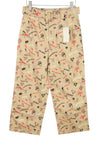 Beige Cotton Trousers