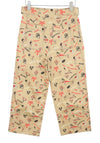 Beige Cotton Trousers