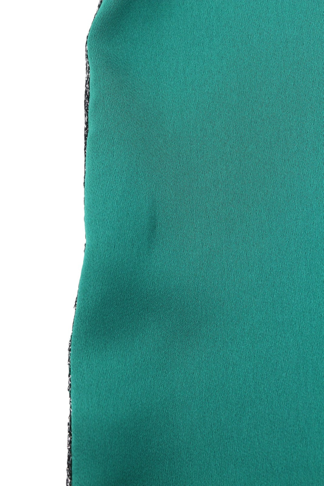 MAISON SCOTCH Women T-Shirt 4 XL Green Glitter Trims Crew Satin Look Sleeveless