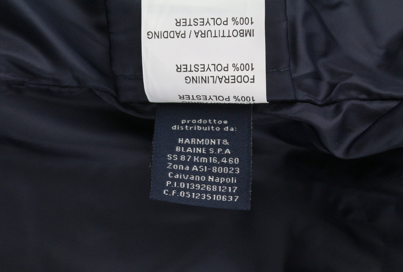 HARMONT & BLAINE Men Jacket L Grey Quilted Padded Button Up Patch Pockets