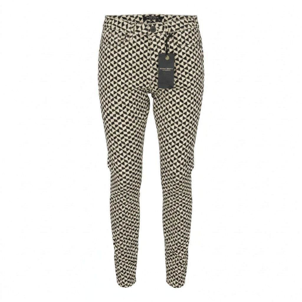 MAISON SCOTCH La Bohemienne Women Trousers W26/L32 Patterned Mid Rise Skinny Fit