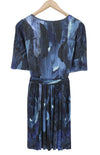 Blue Polyester Dress