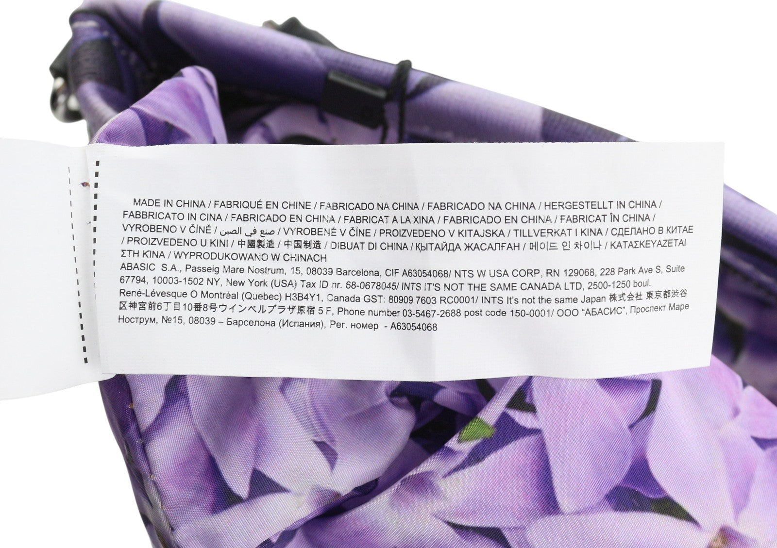 DESIGUAL Bols Imperial Patch Calpe Women Bag OS Purple Flower Print Crossbody