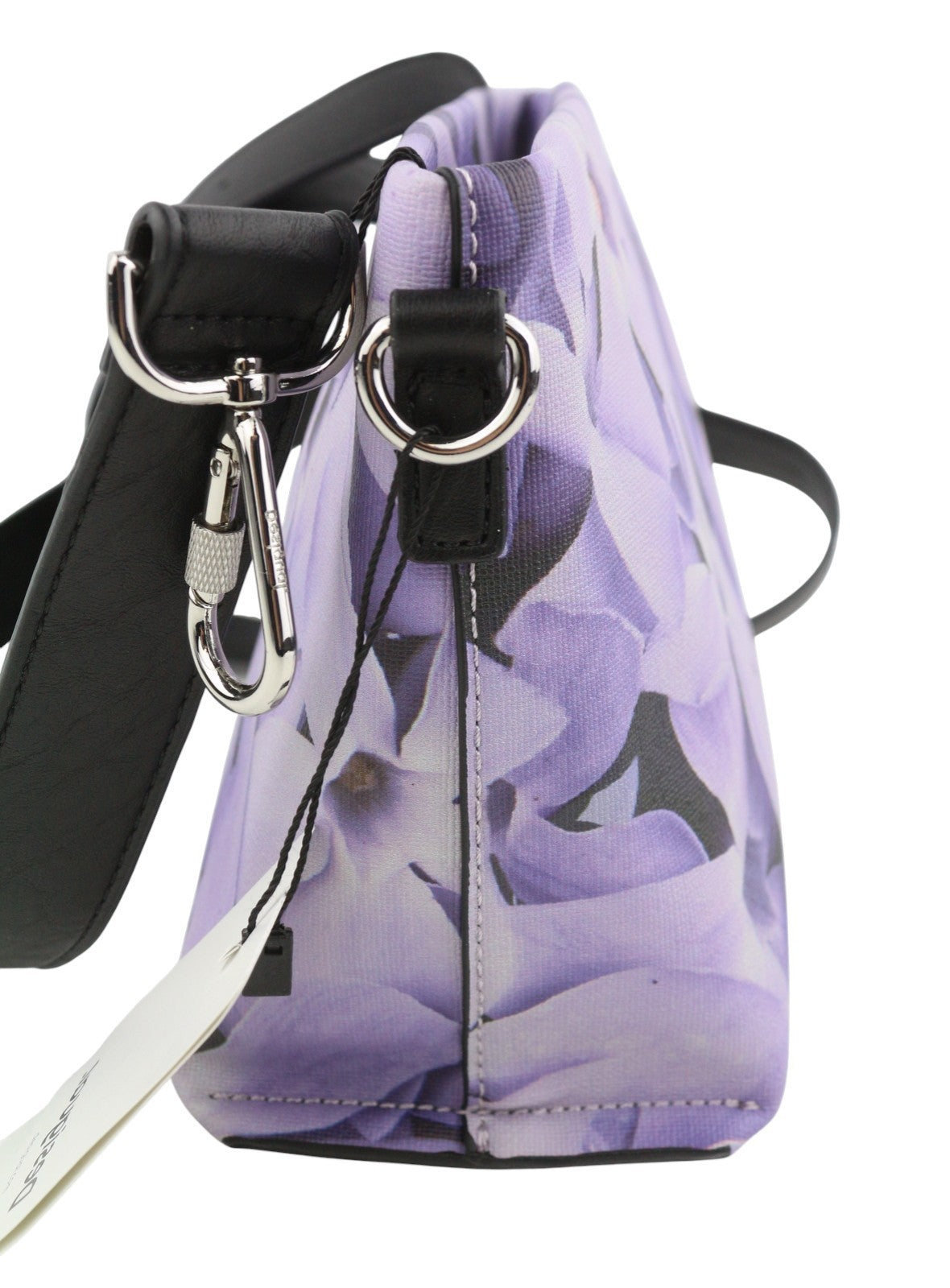 DESIGUAL Bols Imperial Patch Calpe Women Bag OS Purple Flower Print Crossbody