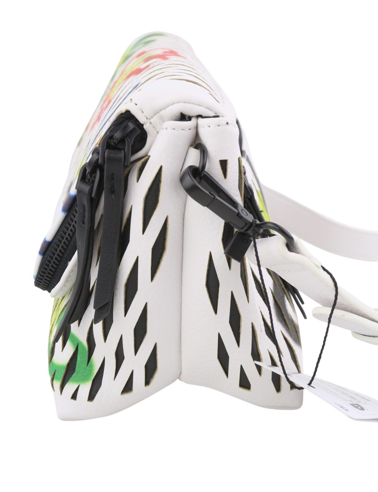 DESIGUAL Arty Pepo Vanecia Women Bag OS Multicolor Textured Crossbody