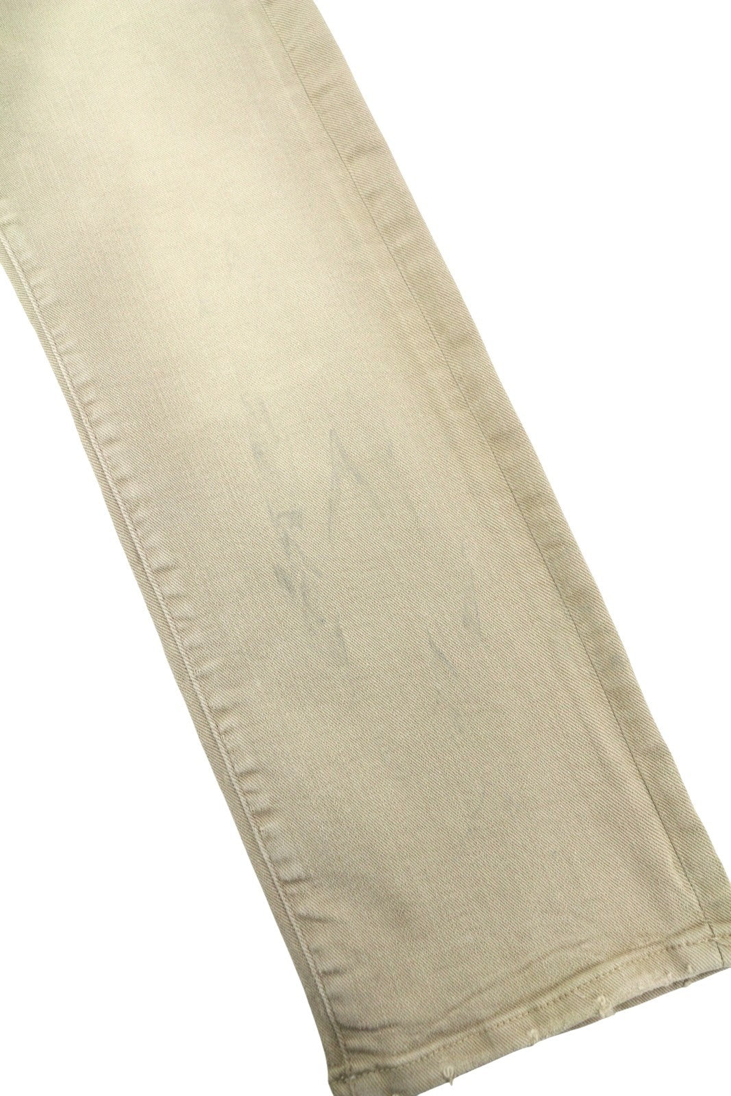 R13 Women Jeans W28 Beige Faded Stretch Cropped Ankle Zip Closure