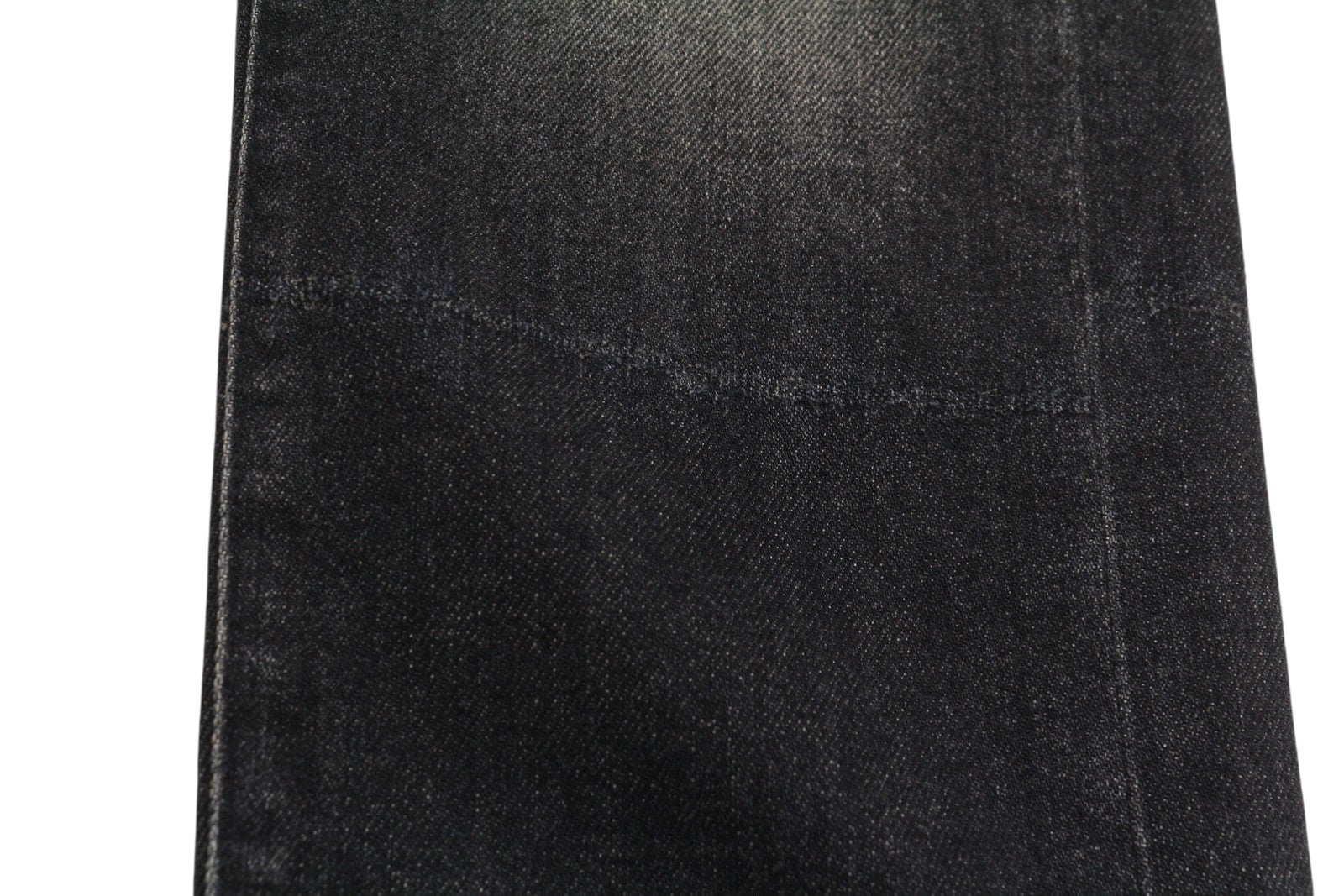 R13 Boy Straight Women Jeans 26 Abbey Black Faded Distress Crop PS26
