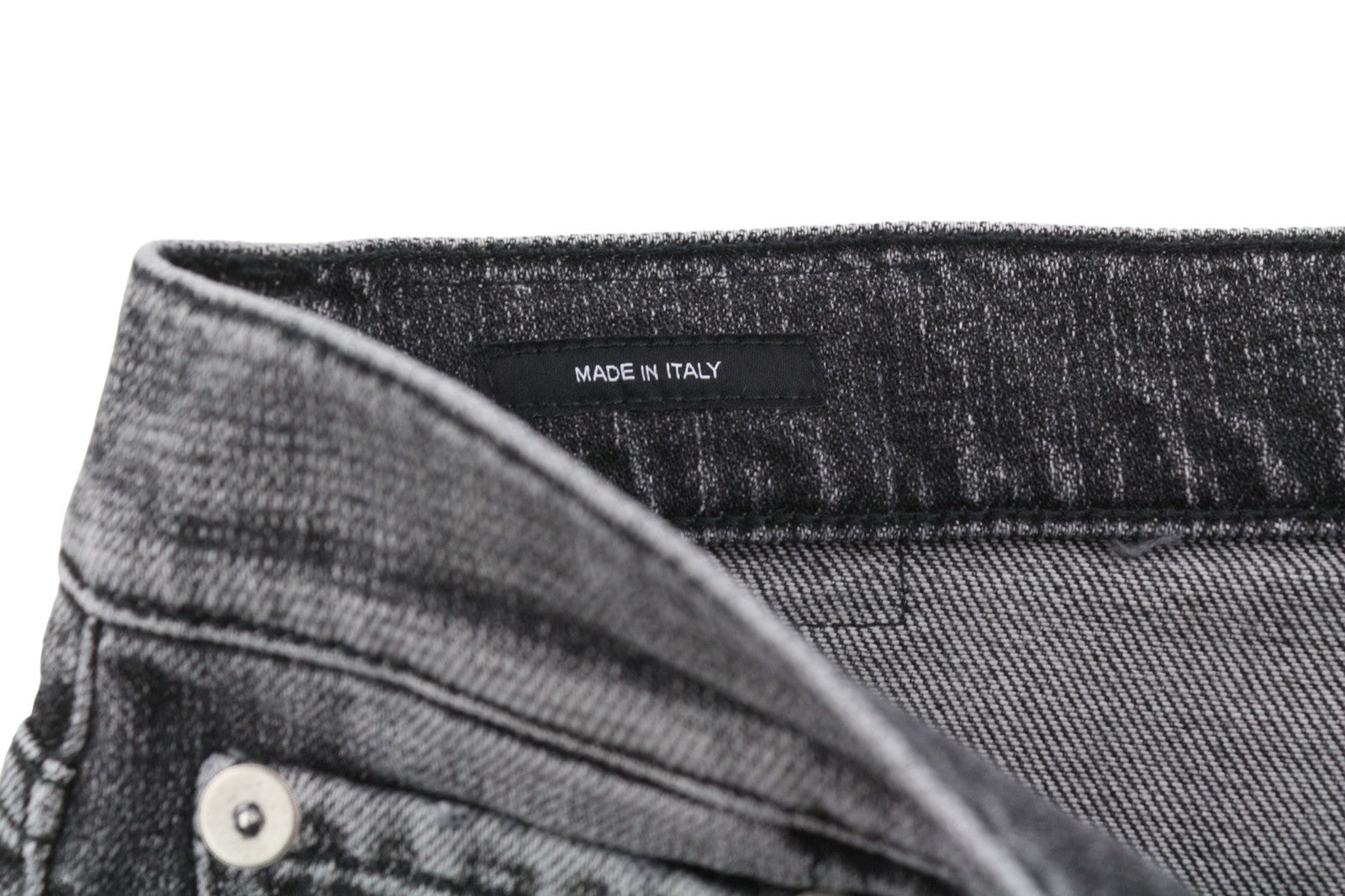 R13 Boyfriend Women Jeans 27 Vintage Grey Faded  Cropped PS26 RRP595