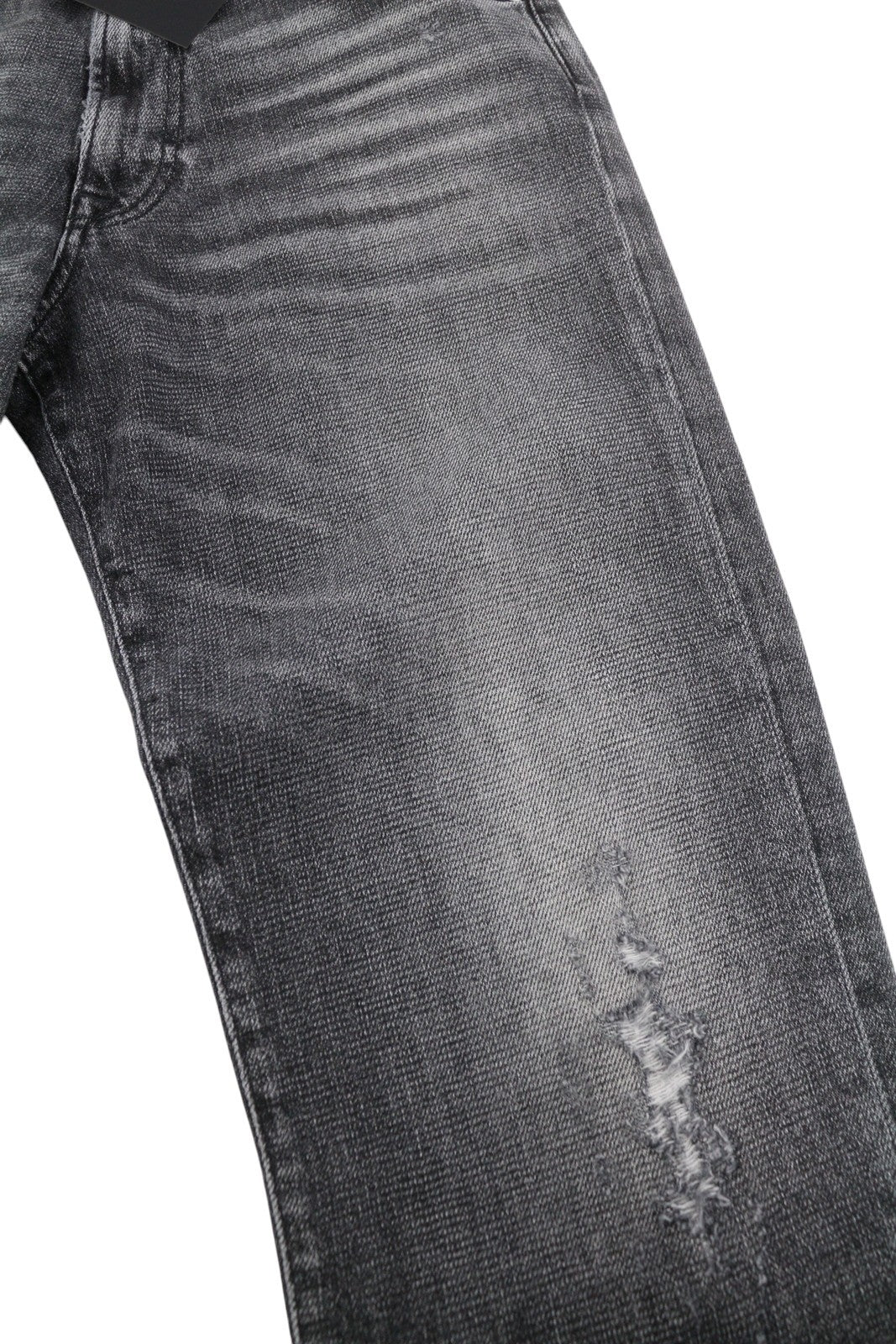 R13 Boyfriend Women Jeans 27 Vintage Grey Faded  Cropped PS26 RRP595