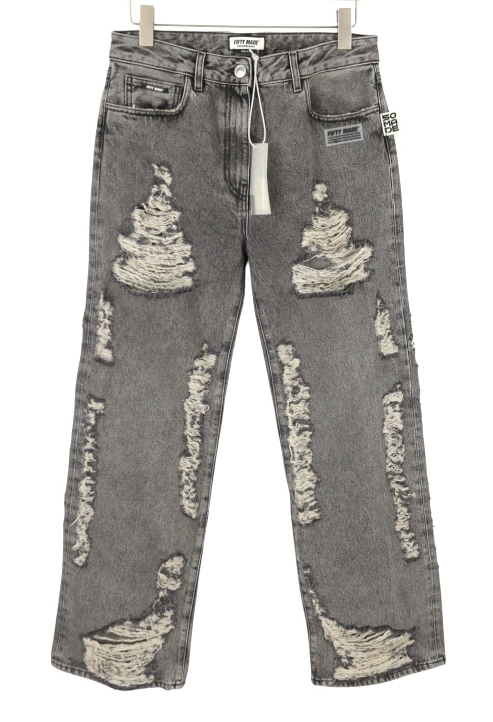 THE GIVING MOVEMENT Fifty Made Women Jeans W30 Grey  Limited Edition