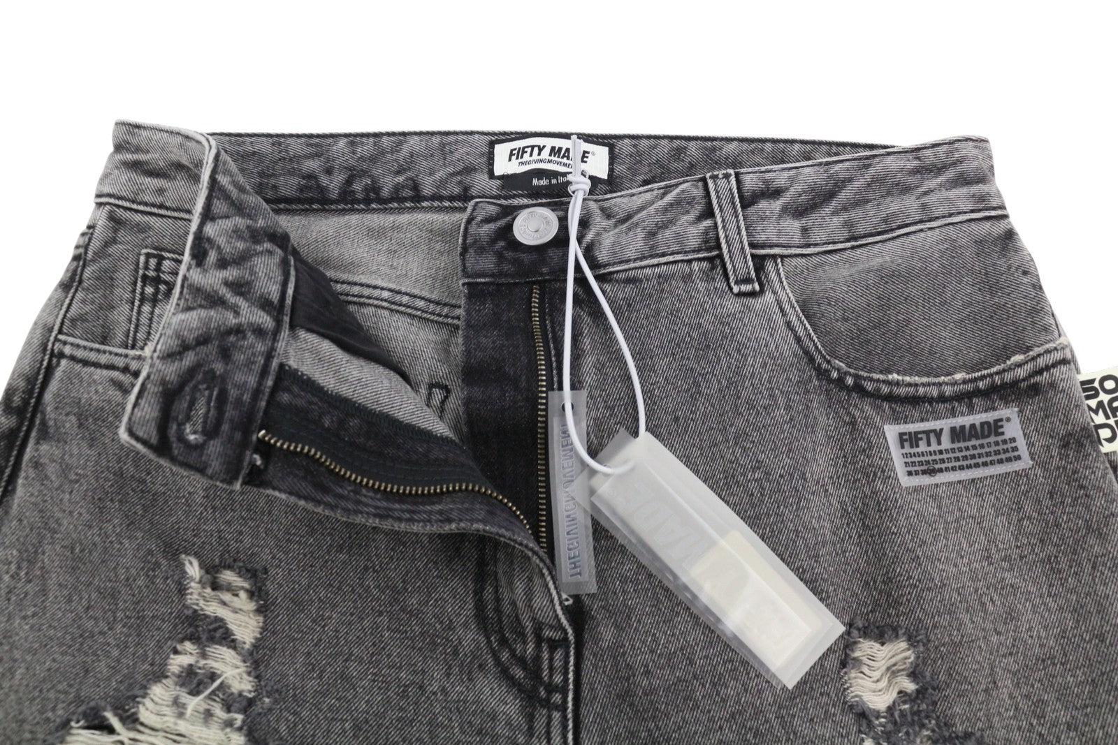 THE GIVING MOVEMENT Fifty Made Women Jeans W30 Grey  Limited Edition