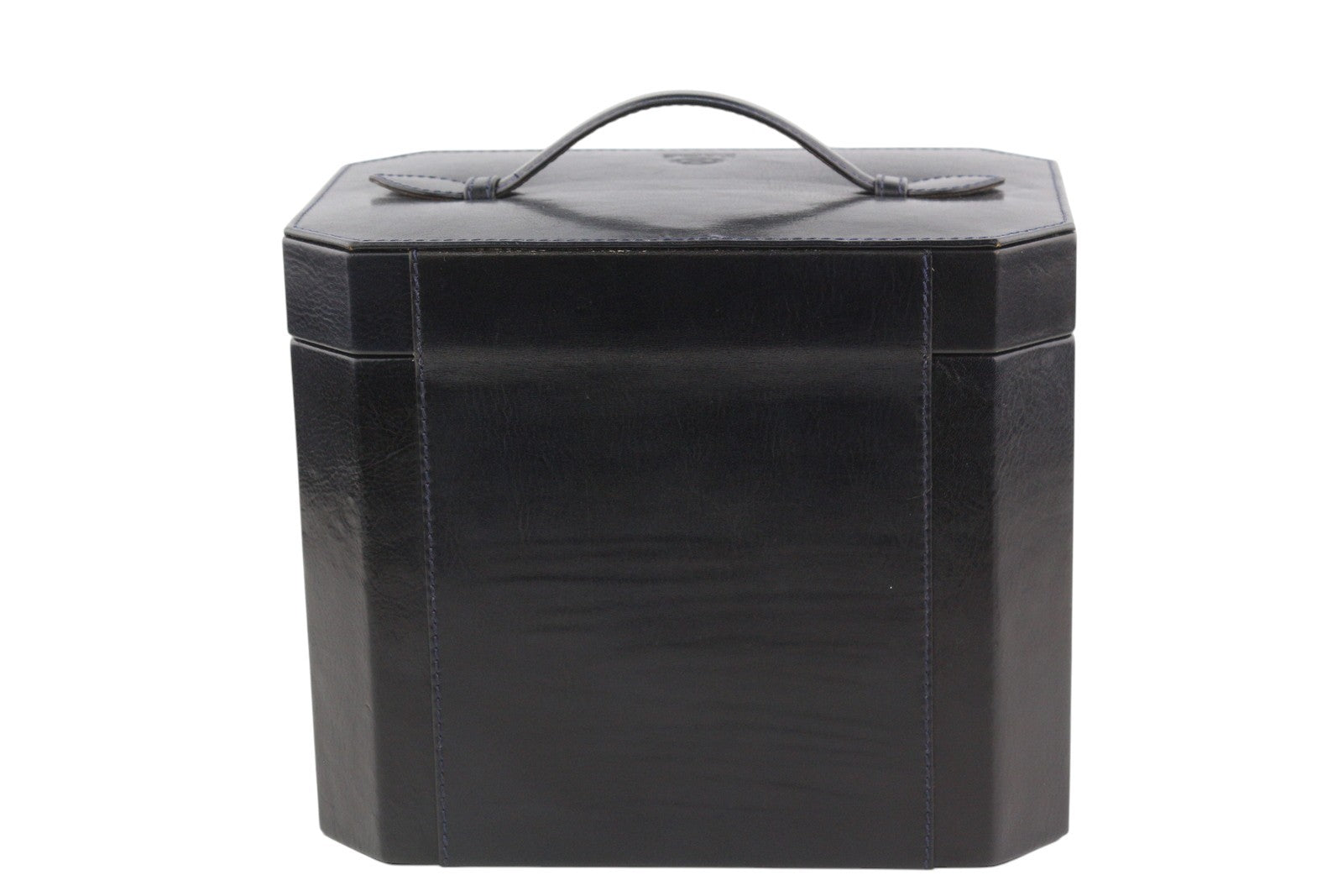 TIME RESISTANCE A Handful Of Dust Women Jewelry Box OS Blue Leather RRP315