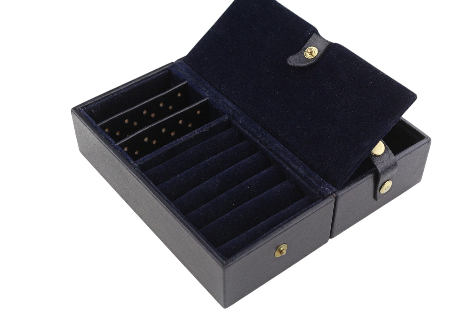 TIME RESISTANCE A Handful Of Dust Women Jewelry Box OS Blue Leather RRP315