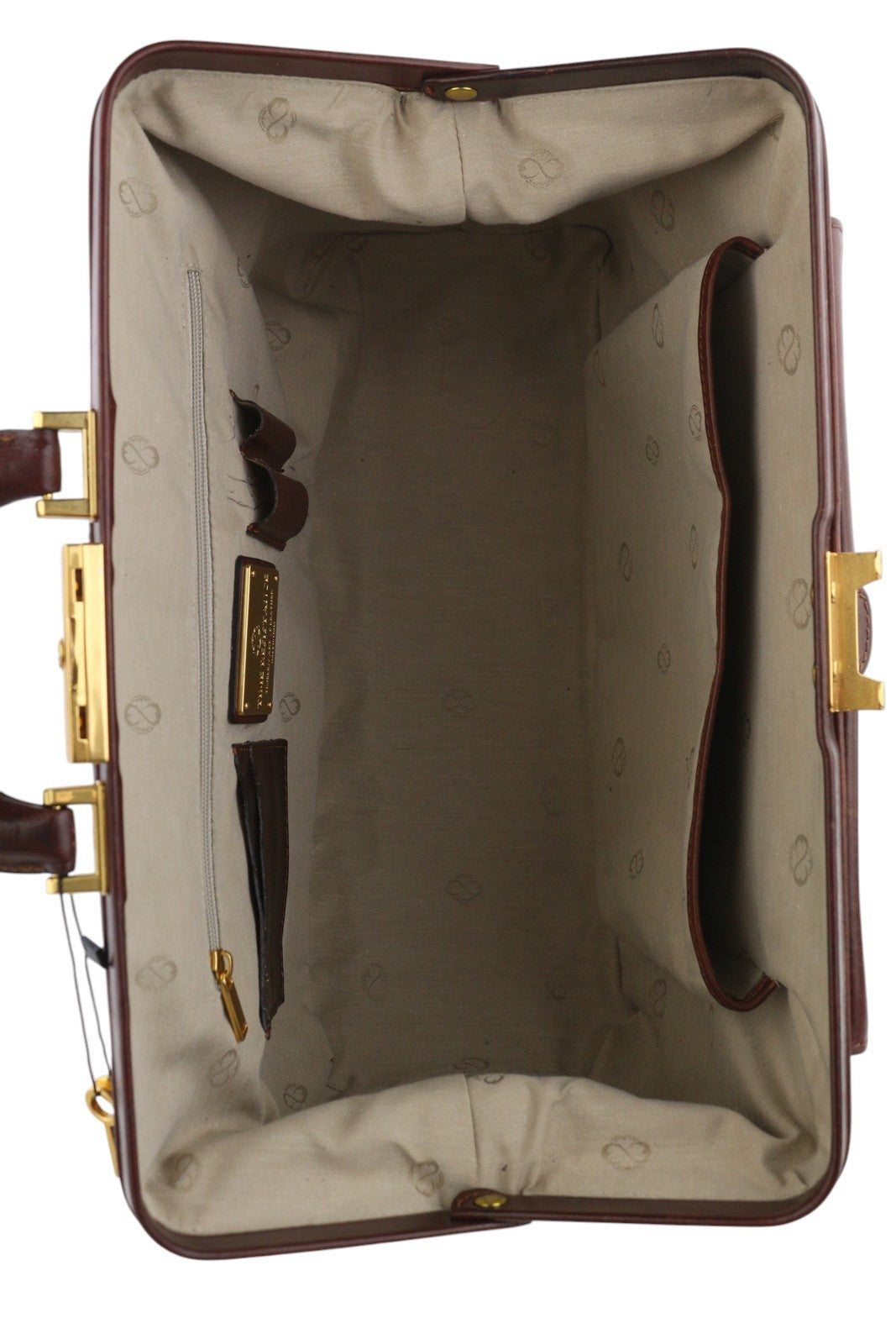 TIME RESISTANCE The Master And Margarita Men Bag OS Brown Leather Doctor RRP400