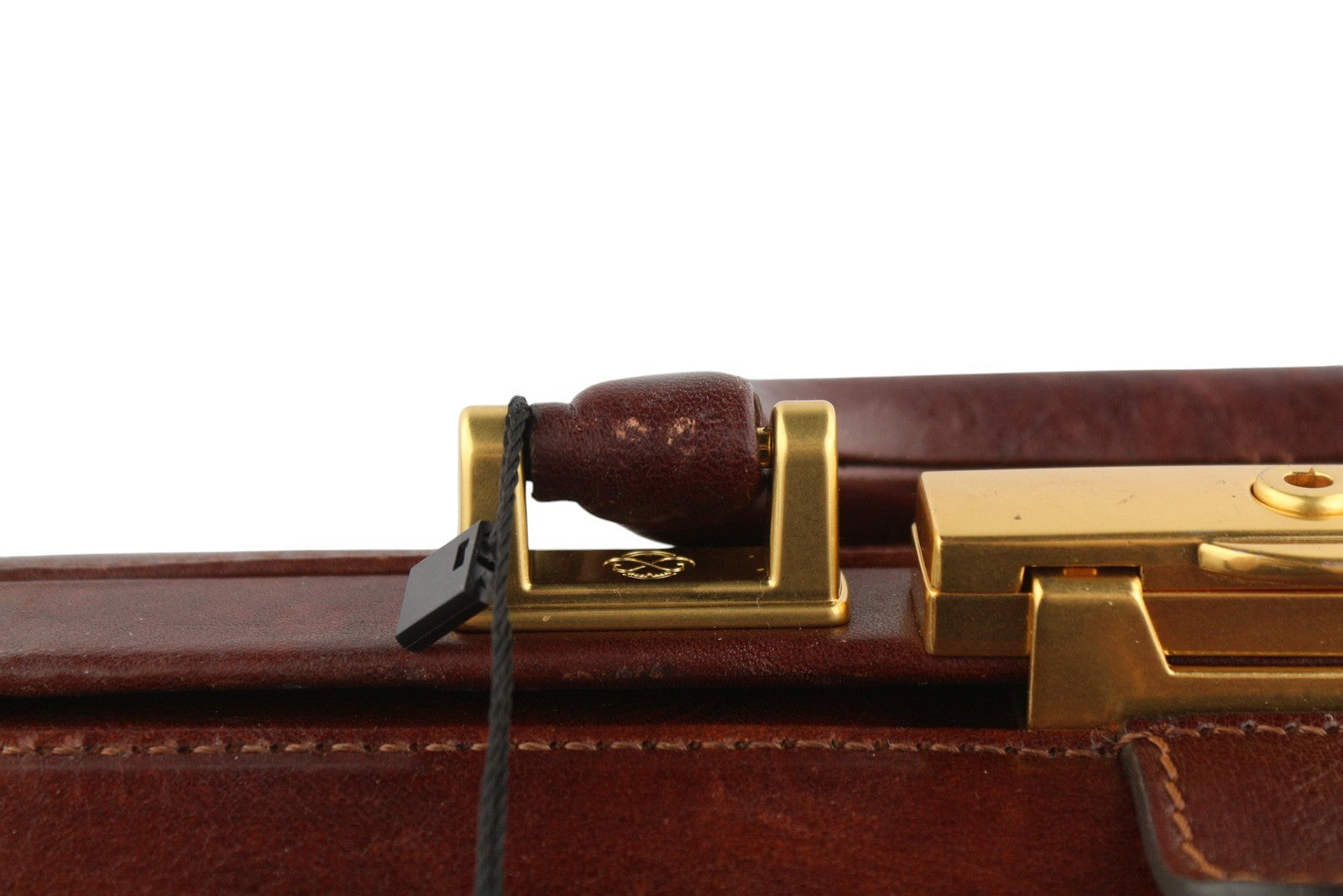 TIME RESISTANCE The Master And Margarita Men Bag OS Brown Leather Doctor RRP400