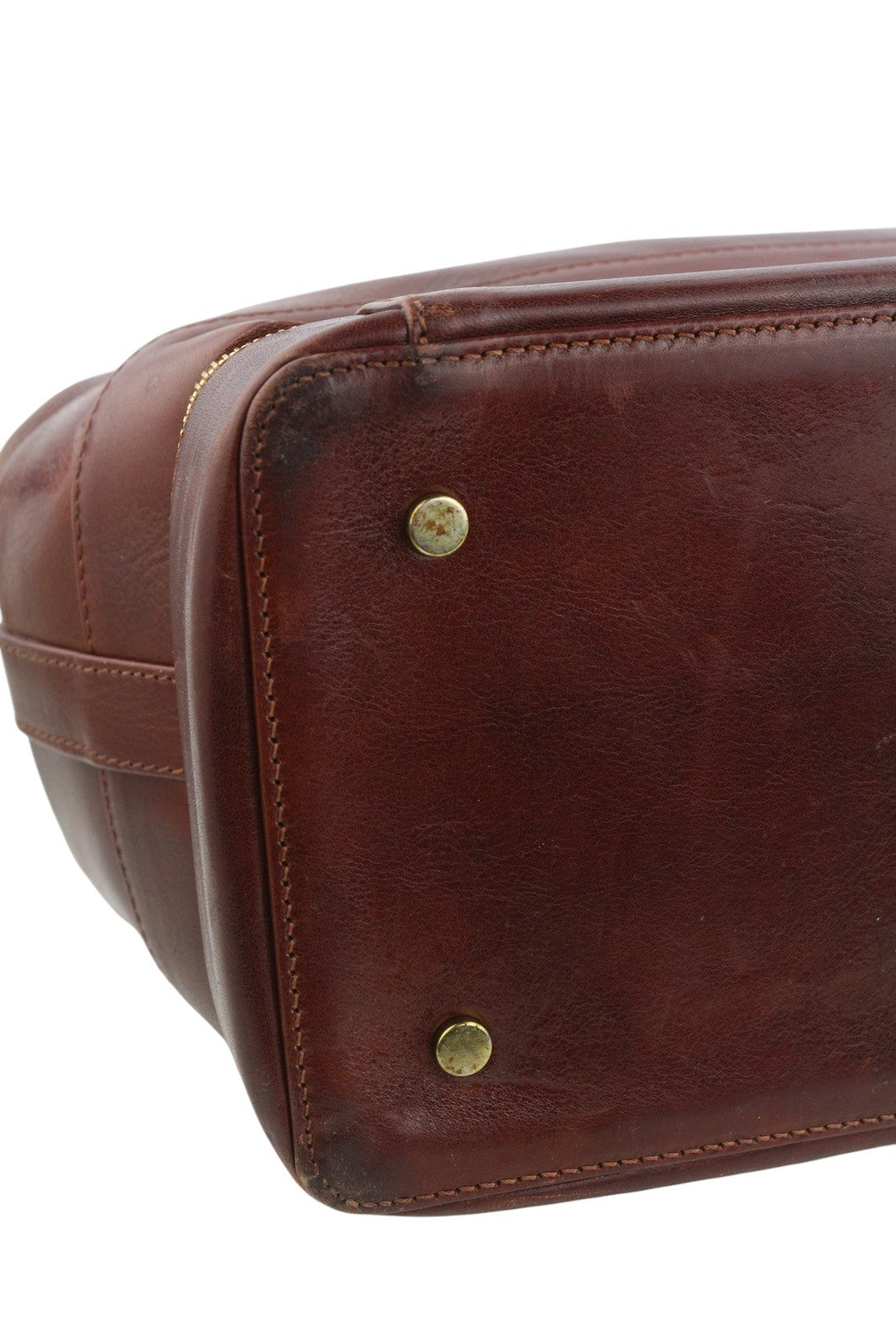 TIME RESISTANCE The Master And Margarita Men Bag OS Brown Leather Doctor RRP400