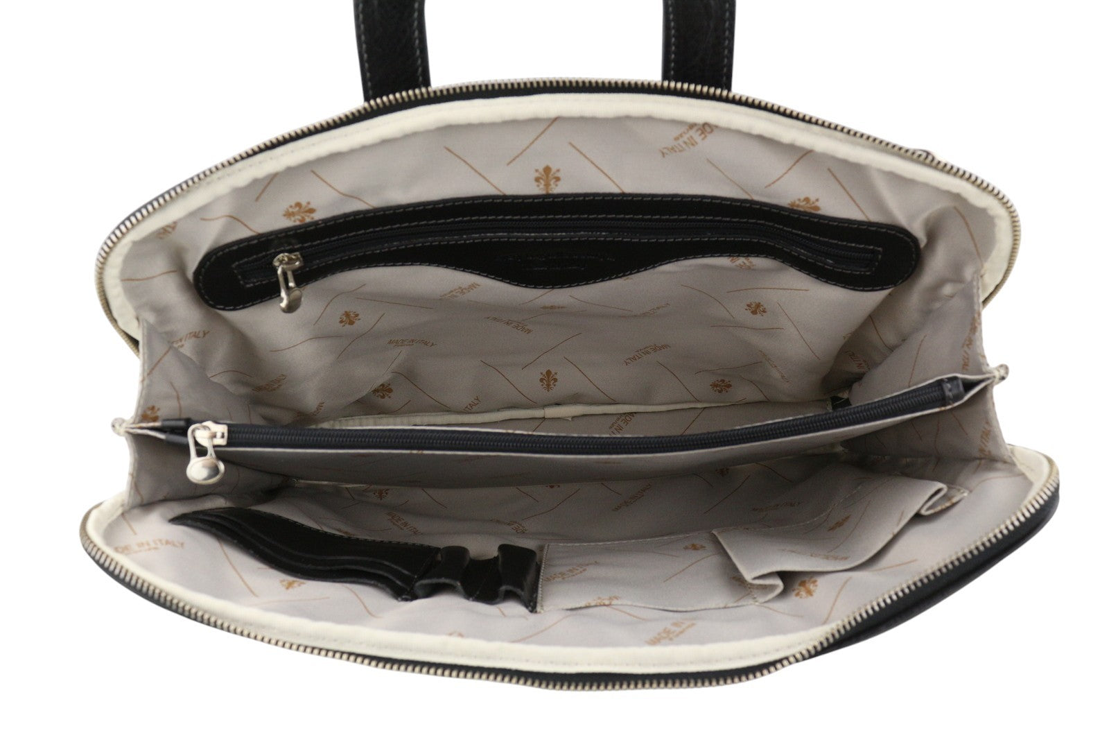 TIME RESISTANCE Brave New World Men Bag OS Black Leather Laptop Breifcase RRP260