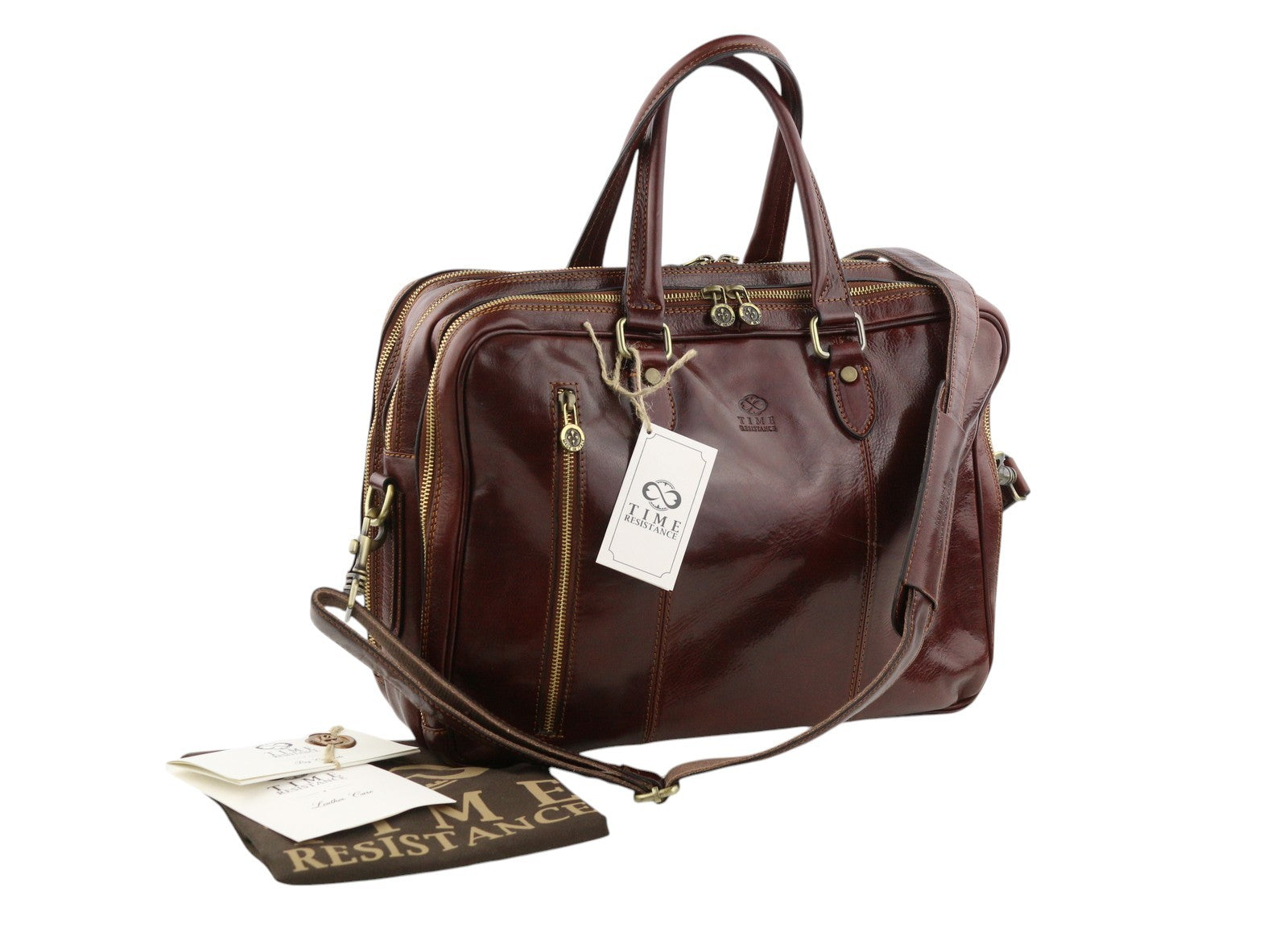 TIME RESISTANCE A Farewell to Arms Men Bag Convertible Briefcase Backpack RRP470