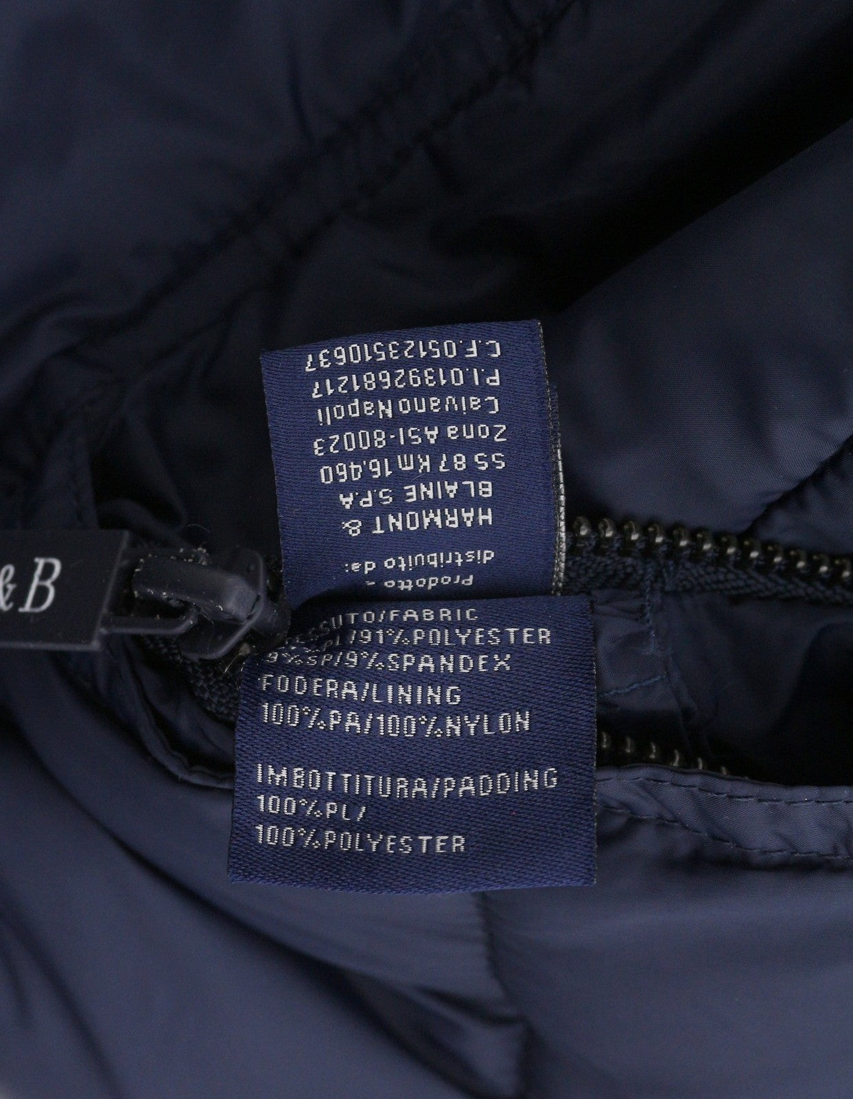 HARMONT & BLAINE Men Jacket 2XL Burgundy & Blue Reversible Padded Hooded