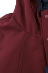 Burgundy Polyester Jacket