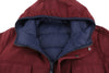 Burgundy Polyester Jacket