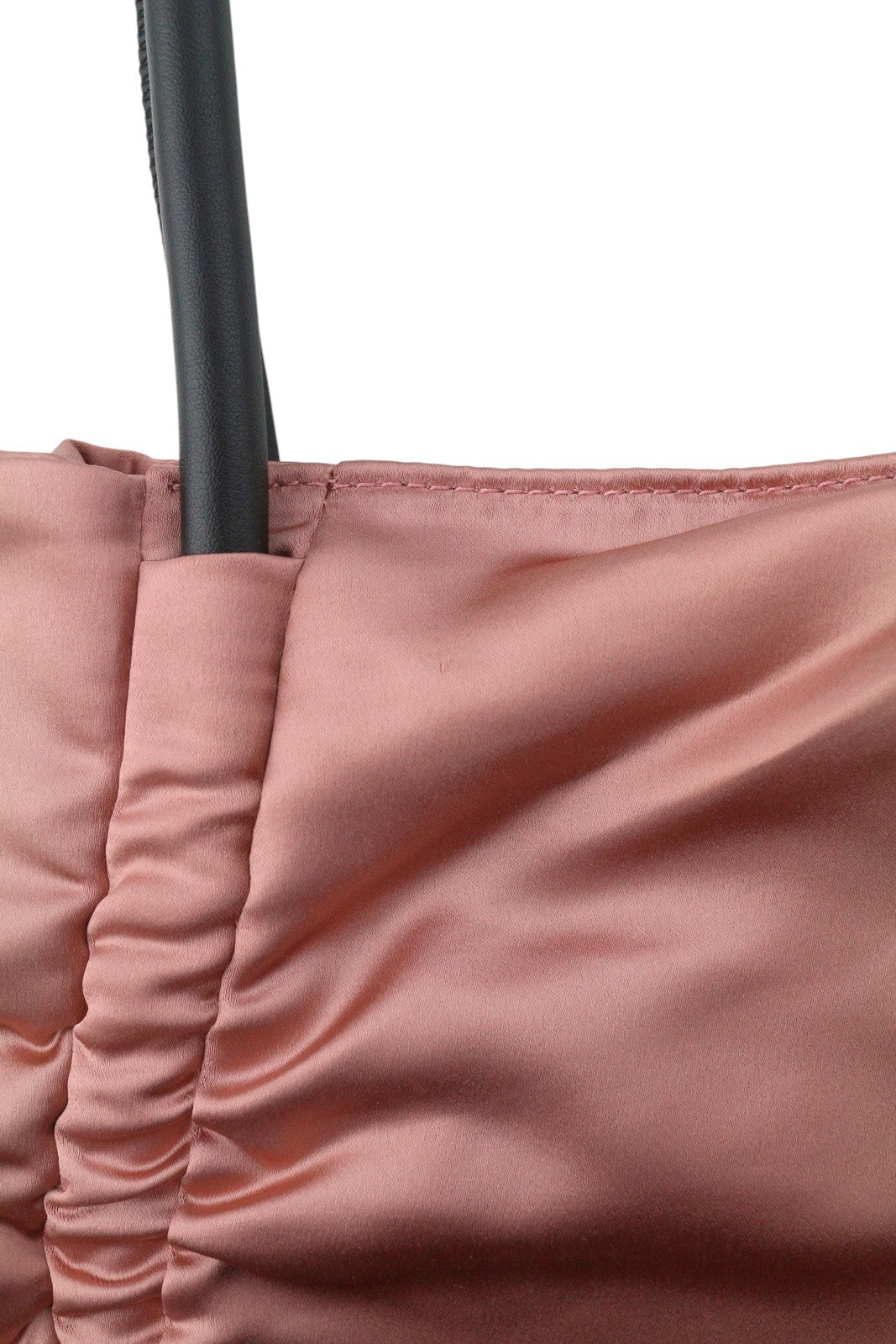 MAX&CO. Women Bag OS Pink Satin Mini Shopper Magnet Fasten