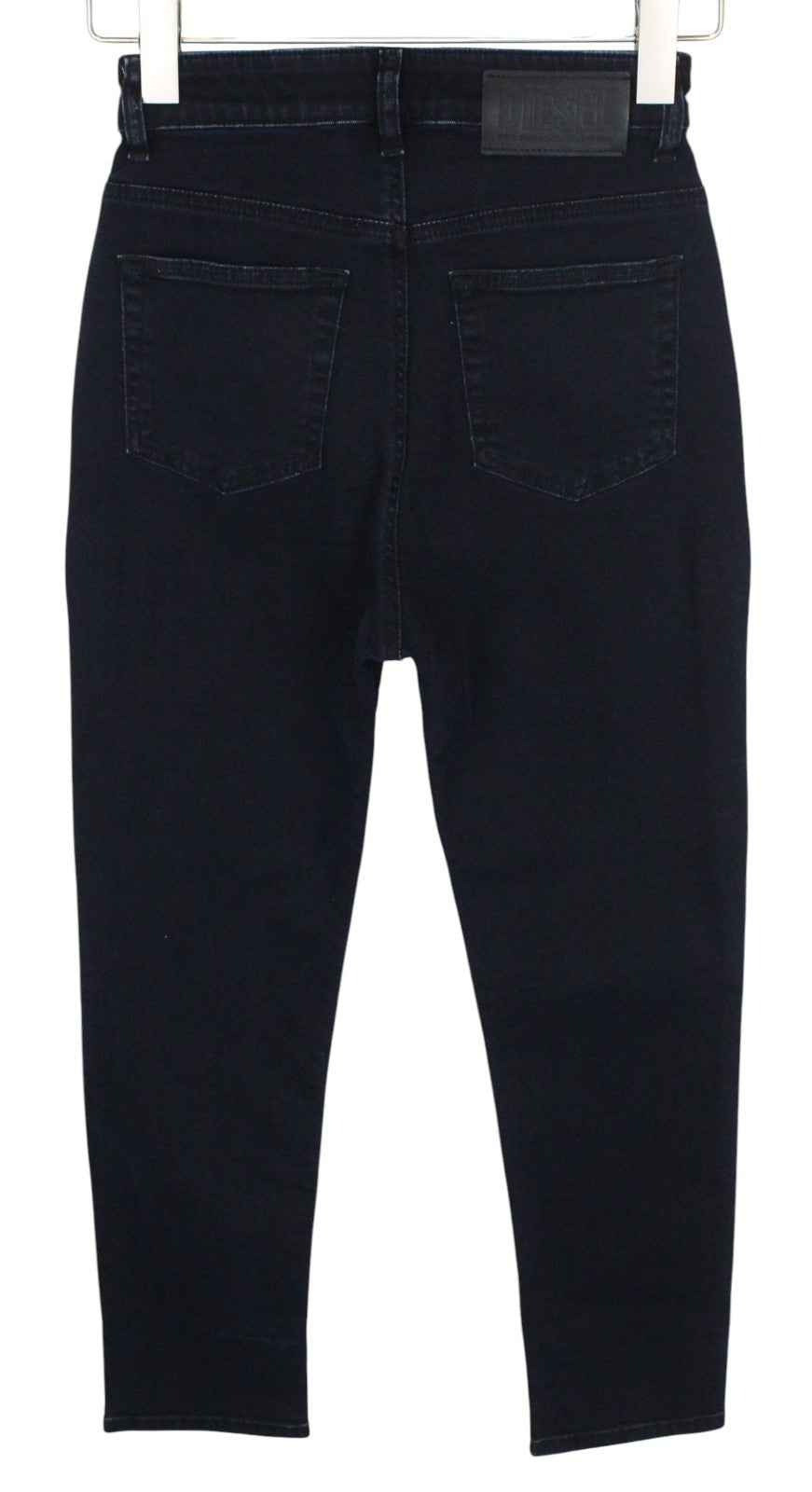 DIESEL D-Eiselle 069GL Women Jeans W24/L30 Black Stretch Straight Girl High Rise