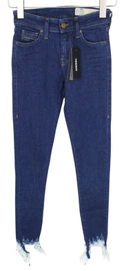 DIESEL Slandy 088AT Women Jeans W23/L32 Girls Blue Stretch Super Slim Skinny