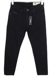 DIESEL Mharky 088AD Men Jeans W26/L32 Black Non-Stretch Slim Skinny Fit Boys
