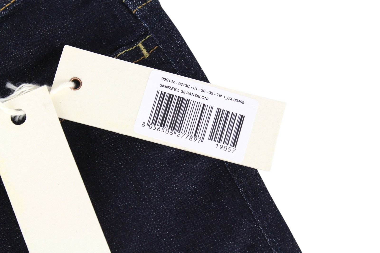 DIESEL Skinzee 0813C Women Jeans W26/L32 Blue Stretch Super Slim Skinny Fit