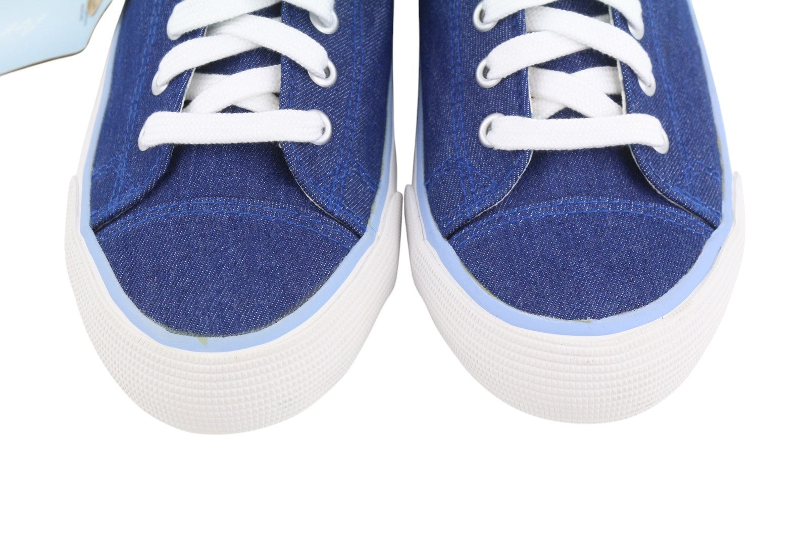HARMONT & BLAINE Women Sneakers EU40 Blue Denim Low Top Almond Toe Unisex