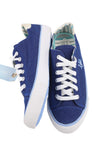 Blue Textile Sneakers
