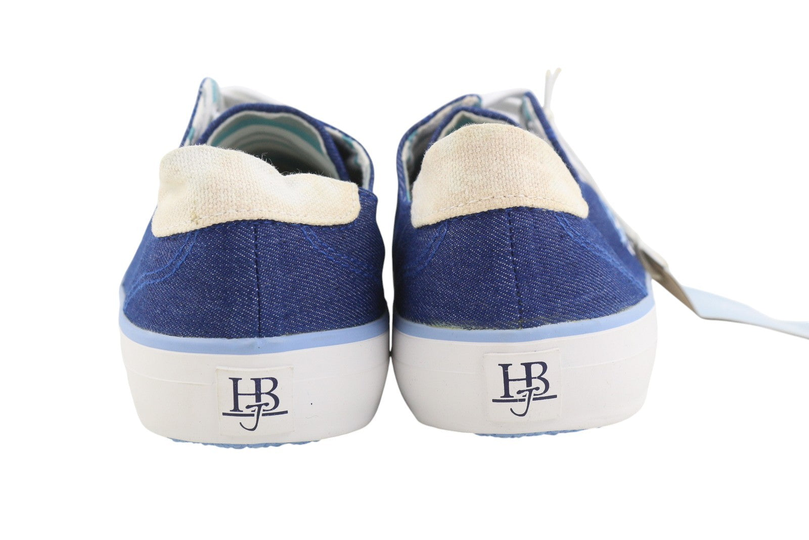 HARMONT & BLAINE Women Sneakers EU40 Blue Denim Low Top Almond Toe Unisex