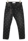 Jeans Denim Regular Fit Black Collection Studs