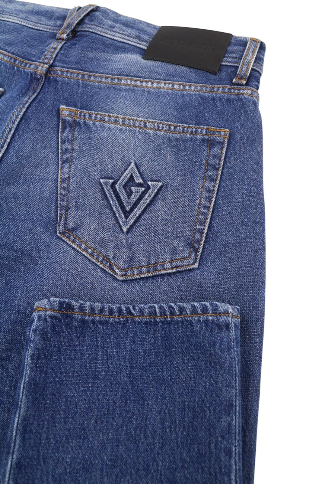 VICTORY GATE Men Jeans Slim Fit Blue Collection Indaco Mid W30 Washed