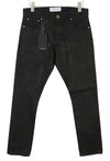 Jeans Denim Slim Fit Black Collection Spalmato