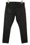 Jeans Denim Slim Fit Black Collection Spalmato