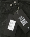 Jeans Denim Slim Fit Black Collection Spalmato