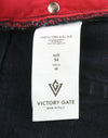Jeans Denim Slim Fit Black Collection Spalmato