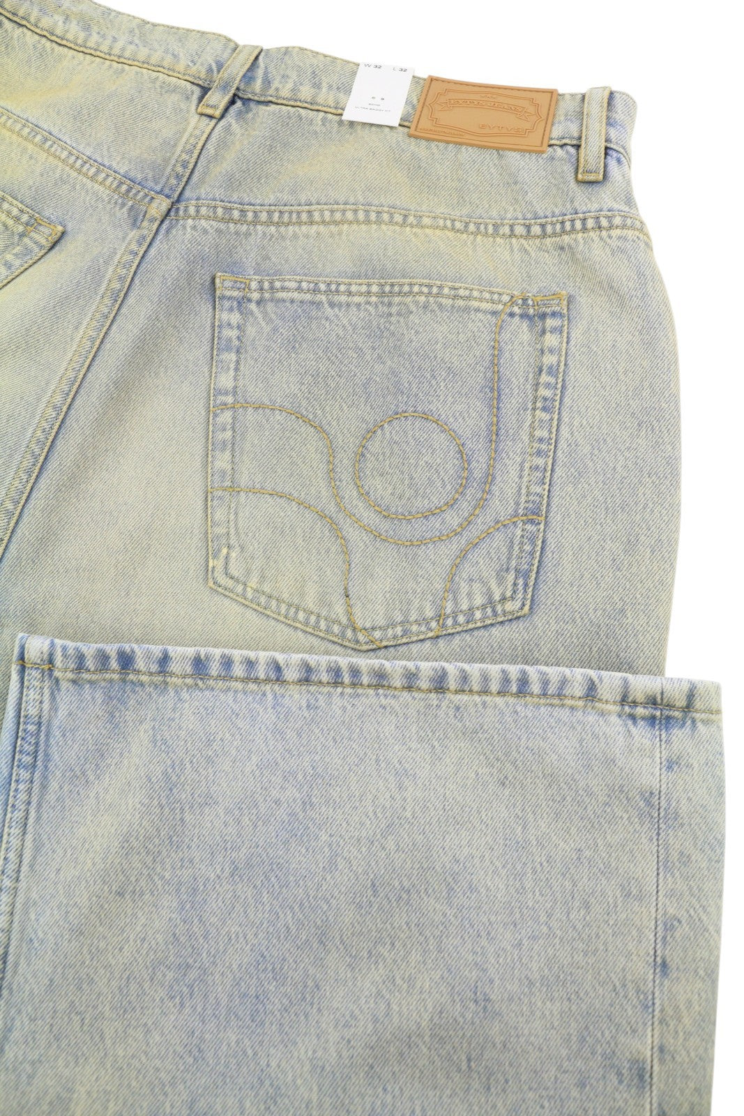 EYTYS Echo Bronze Ultra Baggy Women Jeans W32/L32 Faded Men Unisex RRP370